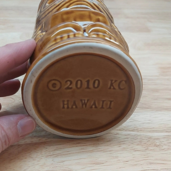 KC Hawaiian Happy Tiki Tumbler Germains Luau Hawaii 2010 - Picture 3 of 4